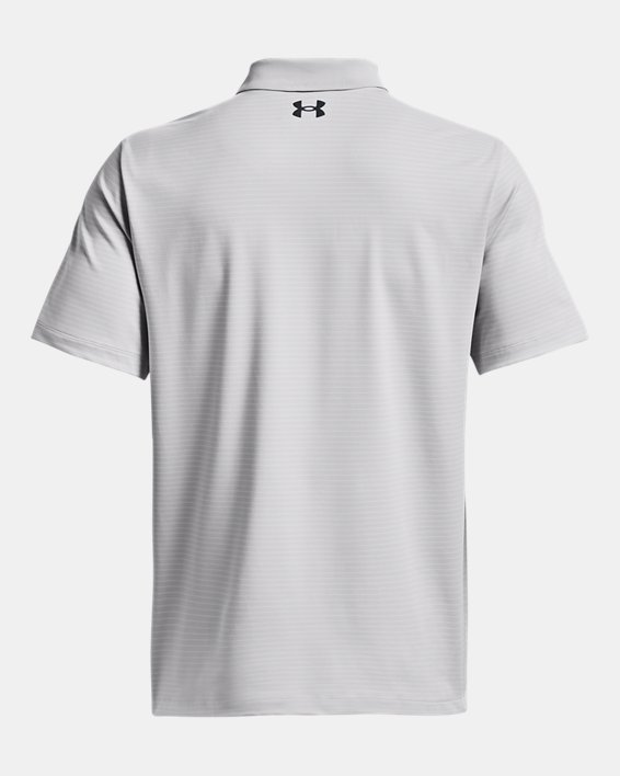 เสื้อโปโล UA Performance 3.0 Stripe สำหรับผู้ชาย in Gray image number 5